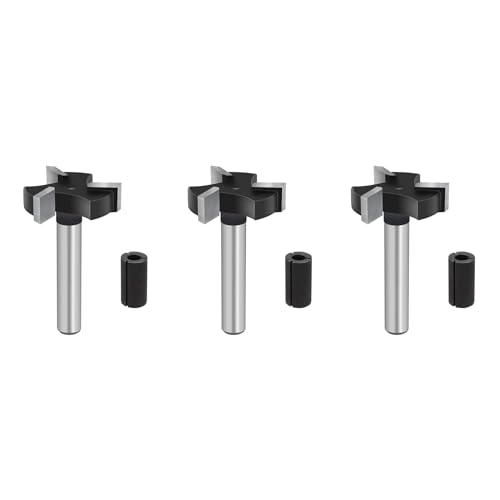 Gisoanudt 3X CNC Spoilboard Oberflächen Fräser Bits, 1/4 Schaft 1 Schnitt Durchmesser, Platten Abflachung Fräser Bit Hobel Bohrer Gisoanudt 3X CNC Spoilboard Oberflächen Fräser Bits, 1/4 Schaft 1 Schnitt Durchmesser, Platten Abflachung Fräser Bit Hobel Bohrer von Gisoanudt