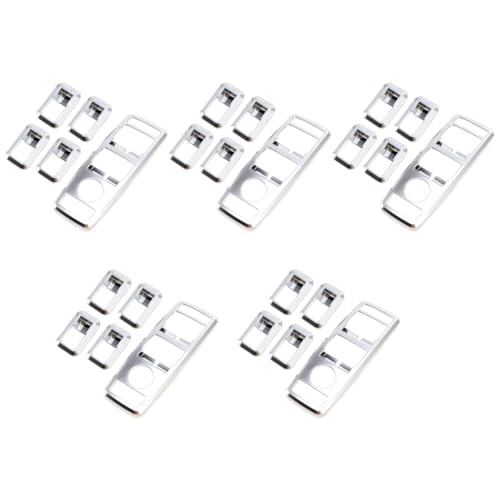 Gisoanudt 5X Matt Chrom Tür Fenster Schalter Panel Cover Auto Stylings Trim für C W176 W246 W204 W212 W218 X204 von Gisoanudt