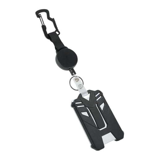 Wasserdichter Ausweishalter mit einziehbarer Spule, robuster Ausweis-Schlüsselanhänger, einziehbares Schlüsselband, Ausweishalter, Ausweishalter mit einziehbarer Spule, Schlüsselanhänger für von Gissroys