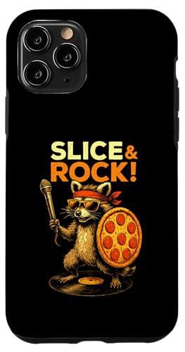 Waschbär Pizza Mikrofon Musik Rock Comic Tier Schallplatte Hülle für iPhone 11 Pro Waschbär Pizza Mikrofon Musik Rock Comic Tier Schallplatte Hülle für iPhone 11 Pro von Gitarre Konzert Geschenk Sänger Tiermotiv Bühne