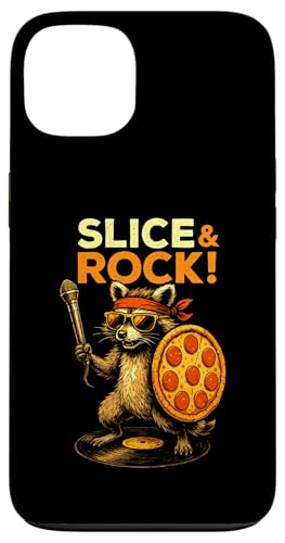 Waschbär Pizza Mikrofon Musik Rock Comic Tier Schallplatte Hülle für iPhone 13 Waschbär Pizza Mikrofon Musik Rock Comic Tier Schallplatte Hülle für iPhone 13 von Gitarre Konzert Geschenk Sänger Tiermotiv Bühne