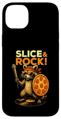 Waschbär Pizza Mikrofon Musik Rock Comic Tier Schallplatte Hülle für iPhone 14 Plus Waschbär Pizza Mikrofon Musik Rock Comic Tier Schallplatte Hülle für iPhone 14 Plus von Gitarre Konzert Geschenk Sänger Tiermotiv Bühne