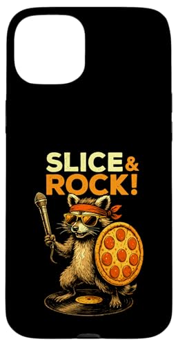 Waschbär Pizza Mikrofon Musik Rock Comic Tier Schallplatte Hülle für iPhone 15 Plus Waschbär Pizza Mikrofon Musik Rock Comic Tier Schallplatte Hülle für iPhone 15 Plus von Gitarre Konzert Geschenk Sänger Tiermotiv Bühne