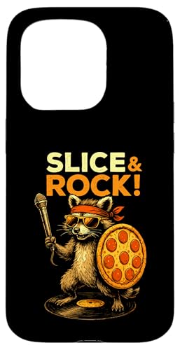 Waschbär Pizza Mikrofon Musik Rock Comic Tier Schallplatte Hülle für iPhone 15 Pro Waschbär Pizza Mikrofon Musik Rock Comic Tier Schallplatte Hülle für iPhone 15 Pro von Gitarre Konzert Geschenk Sänger Tiermotiv Bühne