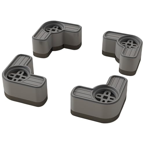 Anti-Vibrations-Pads, Waschmaschinen-Erhöhung, stoßdämpfender Stabilisator, Höhenheberunterstützung, Waschmaschinen-Basis, ideal für ruhige Räume, Wohnungsbodenschutz, 9,2 x 4,5 cm Anti-Vibrations-Pads, Waschmaschinen-Erhöhung, stoßdämpfender Stabilisator, Höhenheberunterstützung, Waschmaschinen-Basis, ideal für ruhige Räume, Wohnungsbodenschutz, 9,2 x 4,5 cm von Gitekain