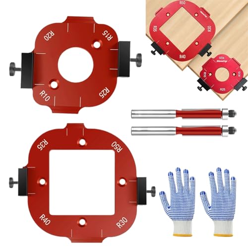 Oberfräsen-Eckradius-Schablone, Bogenwinkel-Positionierungswerkzeug-Set, Aluminiumlegierung, Fräsführung, Präzisionsschneideschablone für , Holzbearbeitungsprojekte, 13 x 13 x 5 cm Oberfräsen-Eckradius-Schablone, Bogenwinkel-Positionierungswerkzeug-Set, Aluminiumlegierung, Fräsführung, Präzisionsschneideschablone für , Holzbearbeitungsprojekte, 13 x 13 x 5 cm von Gitekain