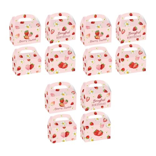 Gitohoni 12 Stück Erdbeere Party Favor Boxen Süße Früchte Candy Box für Jahrestag Gitohoni 12 Stück Erdbeere Party Favor Boxen Süße Früchte Candy Box für Jahrestag von Gitohoni