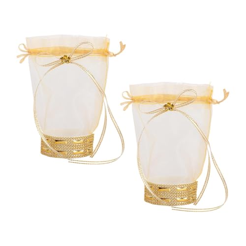 Gitohoni 2 Stück Hochzeits Geschenktüten, Süßigkeitentüten für Gäste, DIY Snackverpackungen für Feiern, Runder Sockel Gitohoni 2 Stück Hochzeits Geschenktüten, Süßigkeitentüten für Gäste, DIY Snackverpackungen für Feiern, Runder Sockel von Gitohoni