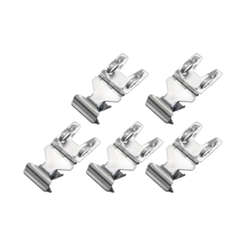 Gitohoni 5 Stück Warenschild-Clips, Kleiderständer-Schilder, drehbare Doppelkopf-Preisschild-Clips, Schildhalter für Regal-Supermärkte, Argent Gitohoni 5 Stück Warenschild-Clips, Kleiderständer-Schilder, drehbare Doppelkopf-Preisschild-Clips, Schildhalter für Regal-Supermärkte, Argent von Gitohoni