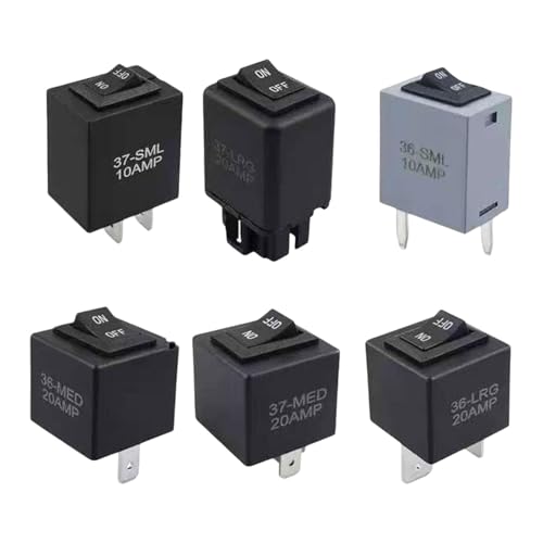 Gitohoni 6Pcs Relais Schalter Kit Liefert Einfache Installation Tragbare Auto Tester von Gitohoni