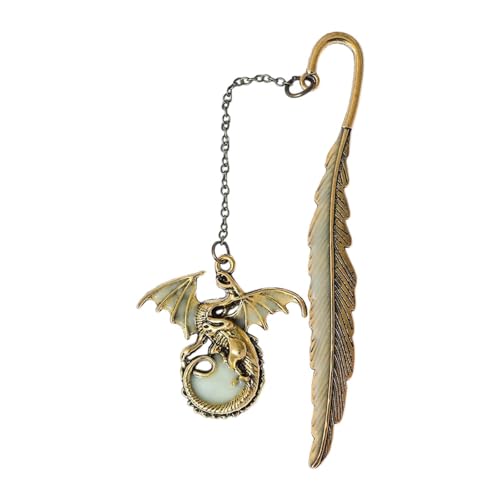 Gitohoni Metall Lesezeichen, leuchtet nachts, kreatives Geschenk für Leser, Antiken Goldenen Gitohoni Metall Lesezeichen, leuchtet nachts, kreatives Geschenk für Leser, Antiken Goldenen von Gitohoni