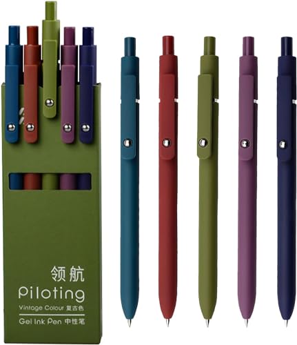 Piloting Gelschreiber, Piloting Gelschreiber, Vintageblau, 0,5 mm, mittelgroß, schnell trocknend, High-End-Serie, schwarze Tintenstifte für Tagebuch, Notizen, Schule, Bürobedarf für Damen und Herren, Piloting Gelschreiber, Piloting Gelschreiber, Vintageblau, 0,5 mm, mittelgroß, schnell trocknend, High-End-Serie, schwarze Tintenstifte für Tagebuch, Notizen, Schule, Bürobedarf für Damen und Herren, von Giurui