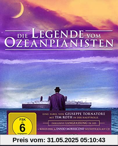 Die Legende vom Ozeanpianisten - Special Edition (4K Ultra HD) (+ Blu-ray) (+ 1 Blu-ray-Langfassung) (+ Bonus-Blu-ray) (+ CD) von Giuseppe Tornatore
