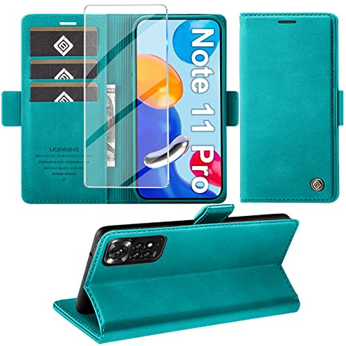 Giyer Handyhülle für Xiaomi Redmi Note 11 Pro Hülle mit Schutzfolie, Standfunktion Kartenfach Wallet Premium Leder Schutzhülle Note 11 Pro Flip Case Stoßfeste Klapphülle Note 11 Pro 6.67 Zoll (Z) Giyer Handyhülle für Xiaomi Redmi Note 11 Pro Hülle mit Schutzfolie, Standfunktion Kartenfach Wallet Premium Leder Schutzhülle Note 11 Pro Flip Case Stoßfeste Klapphülle Note 11 Pro 6.67 Zoll (Z) von Giyer