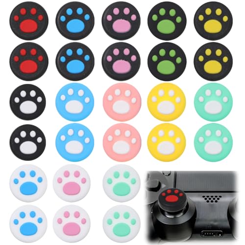 Gjinxi 26 Stück Joystick Kappen Daumenkappen Silikon Ersatzkappe für Analog Controller Daumengriffe Stick Caps Thumbstick Kappen Grips Schutz Aufsätze Griffabdeckungen Kompatibel mit Nintendo Switch Gjinxi 26 Stück Joystick Kappen Daumenkappen Silikon Ersatzkappe für Analog Controller Daumengriffe Stick Caps Thumbstick Kappen Grips Schutz Aufsätze Griffabdeckungen Kompatibel mit Nintendo Switch von Gjinxi