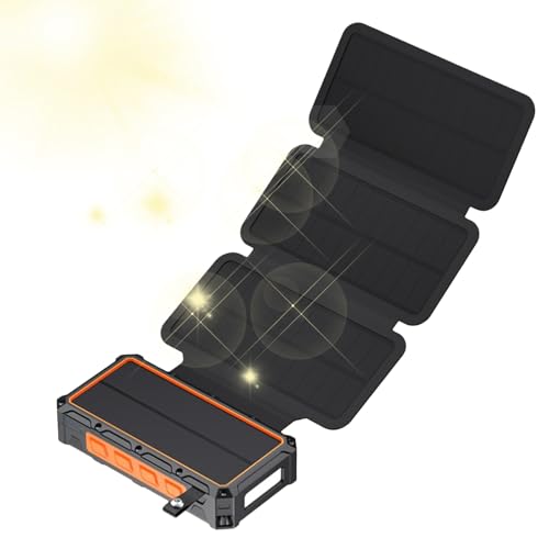 GjnjfdF Solarladegerät Powerbank,Handkurbel & LED Lampe | Integrierte SOS-Alarmfunktion &, Kabellose Powerbank Für Damen Und Herren GjnjfdF Solarladegerät Powerbank,Handkurbel & LED Lampe | Integrierte SOS-Alarmfunktion &, Kabellose Powerbank Für Damen Und Herren von GjnjfdF