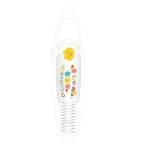 GkgWuxf Bandstift, dekorative Stifte | Korrekturbandstift,Rolltip-Design, Cartoon-Muster-Grenze, Zeichnungsnotiz Nehmen Sie Vorräte für Kinder, Erwachsene von GkgWuxf