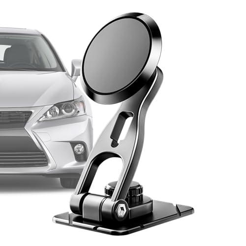 GkgWuxf Magnetischer Saughelfer für Auto, Magnetauto -Telefonhaltersaugung,Legierung magnetischer Klappwagen -Telefonhalter - 360-Grad-Rotation Autozubehör Handy-Halterung für alle Smartphones GkgWuxf Magnetischer Saughelfer für Auto, Magnetauto -Telefonhaltersaugung,Legierung magnetischer Klappwagen -Telefonhalter - 360-Grad-Rotation Autozubehör Handy-Halterung für alle Smartphones von GkgWuxf