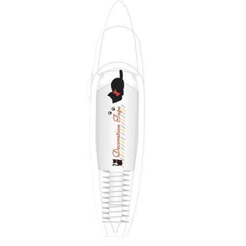 GkgWuxf Nette Tierstifte, Roller Tape Pen, Scrapbooking -Stifte, Rolltip-Design, Cartoon-Muster-Grenze, Zeichnungsnotiz Nehmen Sie Vorräte für Kinder, Erwachsene von GkgWuxf