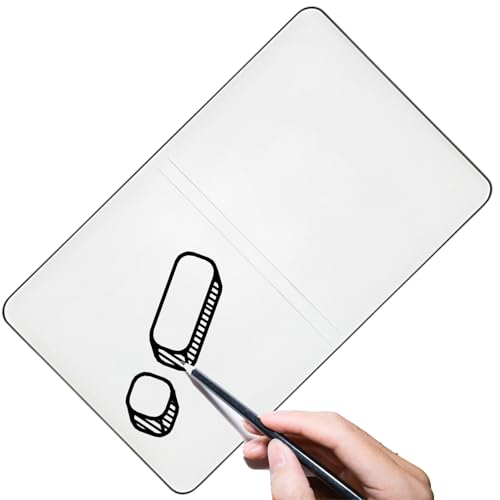 GkgWuxf Tragbare Trockenwischtafel | Wiederbeschreibbare Schreibtafel | Multifunktionaler Notizblock für Studium, Tägliche Notizen, Familienmitteilungen, Besprechungen und Planung GkgWuxf Tragbare Trockenwischtafel | Wiederbeschreibbare Schreibtafel | Multifunktionaler Notizblock für Studium, Tägliche Notizen, Familienmitteilungen, Besprechungen und Planung von GkgWuxf