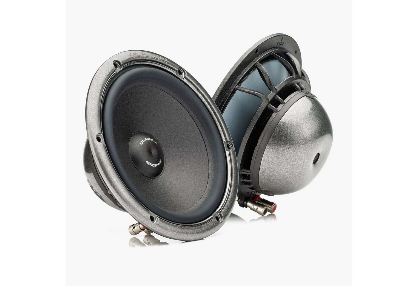 Gladen AEROSPACE 165 DC, 16,5cm Tiefmitteltöner Auto-Lautsprecher (16 cm) von Gladen