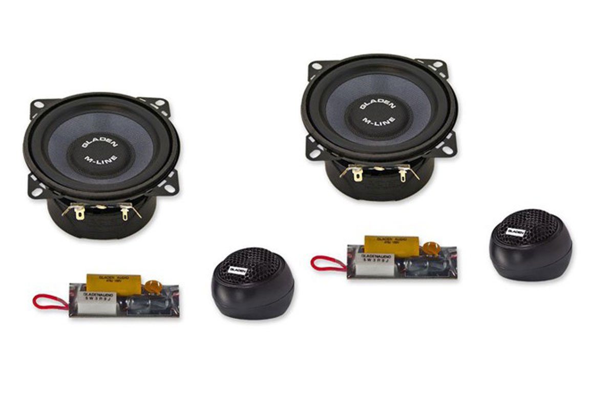 Gladen Audio M 100 10cm Kompo-System Auto-Lautsprecher (Gladen Audio M 100 - 10cm Kompo-System) von Gladen