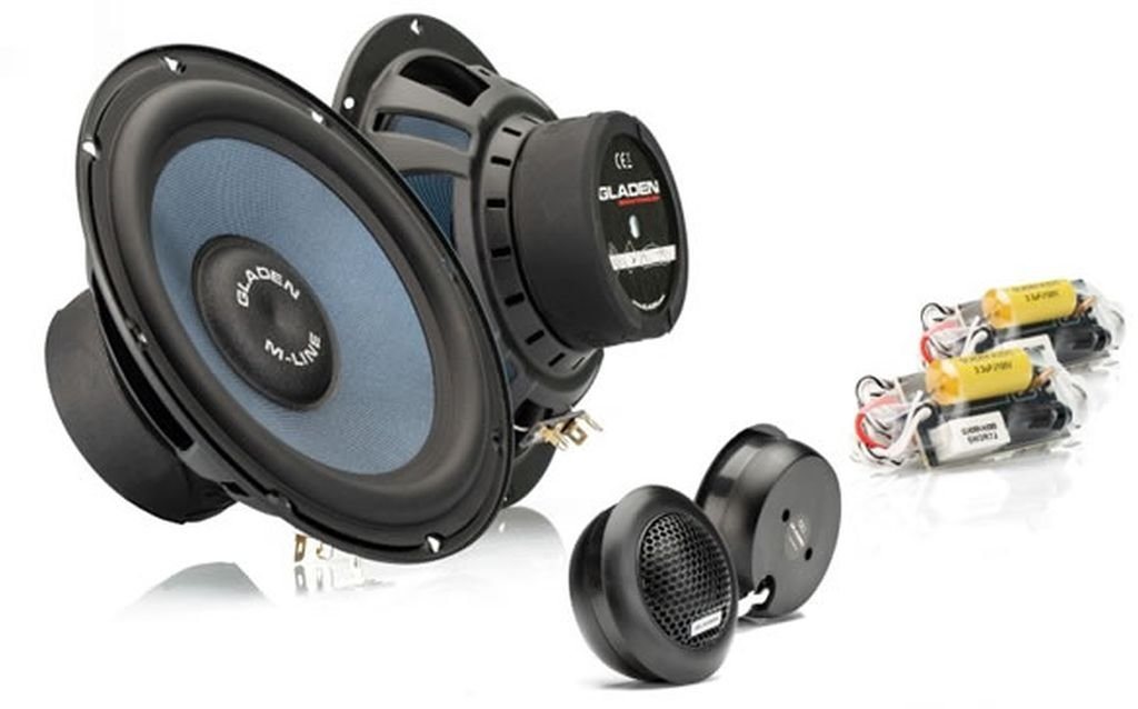 Gladen Audio M-Line M165 Generation G2 16,5cm 2-Wege Auto-Lautsprecher (16 cm) von Gladen