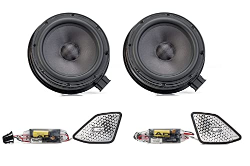 Gladen ONE-T6.1 Appearance Lautsprecher Boxen kompatibel mit VW T6.1 Vordertüren Plug n Play Sound System von Gladen
