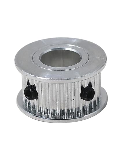1 Stück GT2-Riemenscheibe aus Aluminiumlegierung, 32 Zähne, Bohrung 10 mm, for 10 mm breite Synchronriemen (2GT 32 Zähne) von Gladiaond