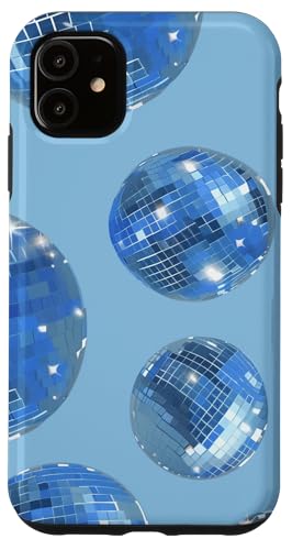 Blaue Glam Discokugel Druck Mode Hülle für iPhone 11 Blaue Glam Discokugel Druck Mode Hülle für iPhone 11 von Glam Vintage 70's Style Fashion