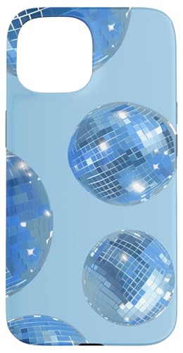 Blaue Glam Discokugel Druck Mode Hülle für iPhone 15 Blaue Glam Discokugel Druck Mode Hülle für iPhone 15 von Glam Vintage 70's Style Fashion