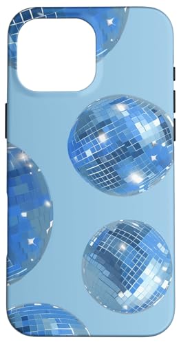 Blaue Glam Discokugel Druck Mode Hülle für iPhone 16 Pro Max Blaue Glam Discokugel Druck Mode Hülle für iPhone 16 Pro Max von Glam Vintage 70's Style Fashion