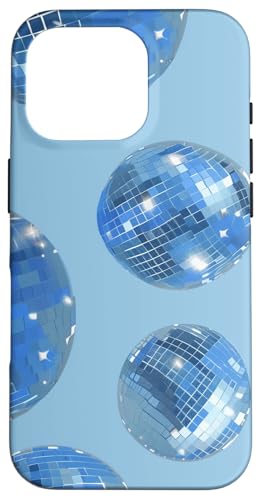 Blaue Glam Discokugel Druck Mode Hülle für iPhone 16 Pro Blaue Glam Discokugel Druck Mode Hülle für iPhone 16 Pro von Glam Vintage 70's Style Fashion