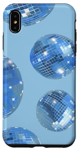 Blaue Glam Discokugel Druck Mode Hülle für iPhone XS Max Blaue Glam Discokugel Druck Mode Hülle für iPhone XS Max von Glam Vintage 70's Style Fashion