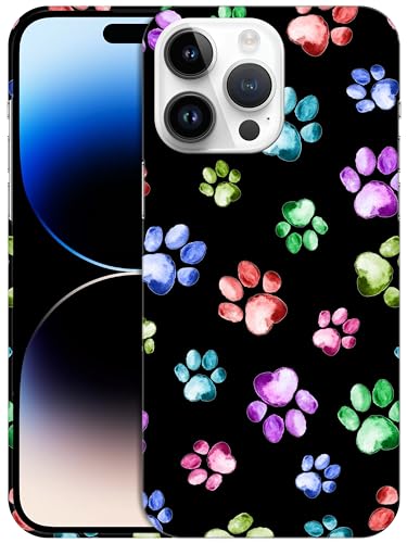 GlamCase Aesthetic Handyhülle für iPhone 14 Pro Max, iPhone 14 Pro Max – Hund Katze Pfote Aquarell Druck Design gedruckt Slim Fit Cute Kunststoff Hard Protective Designer Back Case/Cover GlamCase Aesthetic Handyhülle für iPhone 14 Pro Max, iPhone 14 Pro Max – Hund Katze Pfote Aquarell Druck Design gedruckt Slim Fit Cute Kunststoff Hard Protective Designer Back Case/Cover von GlamCase