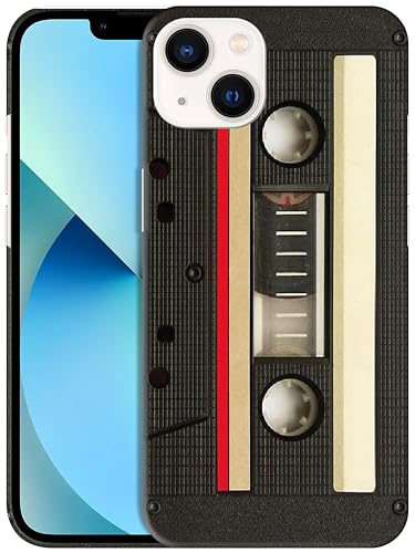 GlamCase Handyhülle für iPhone 13 Mini, iPhone 13 Mini – Vintage-Kassetten-Design, bedruckt, schmale Passform, niedliches Kunststoff, Hartschale, zum Aufstecken, Designer-Schutzhülle GlamCase Handyhülle für iPhone 13 Mini, iPhone 13 Mini – Vintage-Kassetten-Design, bedruckt, schmale Passform, niedliches Kunststoff, Hartschale, zum Aufstecken, Designer-Schutzhülle von GlamCase