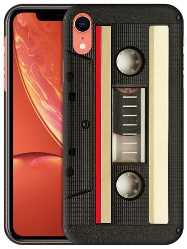 GlamCase Handyhülle für iPhone XR, iPhone XR – Vintage-Kassetten-Design, bedruckt, schmale Passform, niedliches Kunststoff, Hartschale, zum Aufstecken, Designer-Schutzhülle für iPhone XR, mehrfarbig GlamCase Handyhülle für iPhone XR, iPhone XR – Vintage-Kassetten-Design, bedruckt, schmale Passform, niedliches Kunststoff, Hartschale, zum Aufstecken, Designer-Schutzhülle für iPhone XR, mehrfarbig von GlamCase