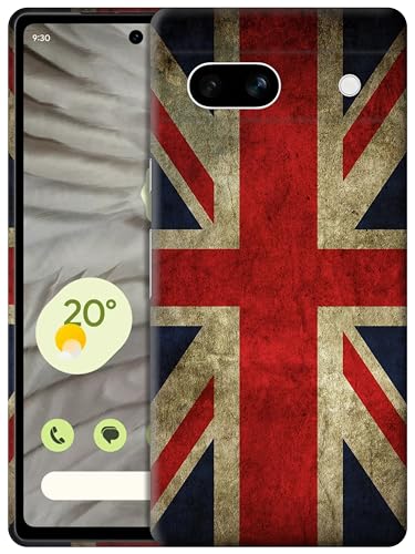 GlamCase Handyhüllen Schutzhülle für Google Pixel 7A 5G, Motiv UK-Flagge, schlankes und schlankes Design, Kunststoff, mehrfarbig GlamCase Handyhüllen Schutzhülle für Google Pixel 7A 5G, Motiv UK-Flagge, schlankes und schlankes Design, Kunststoff, mehrfarbig von GlamCase