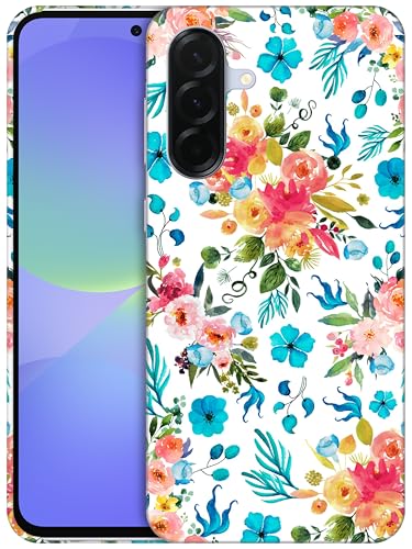 GlamCase Schutzhülle für A36, Blumenmuster, Wasserfarben-Motiv, Rosa / Blaugrün GlamCase Schutzhülle für A36, Blumenmuster, Wasserfarben-Motiv, Rosa / Blaugrün von GlamCase