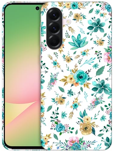GlamCase Schutzhülle für A56, Blumenmuster in Blaugrün GlamCase Schutzhülle für A56, Blumenmuster in Blaugrün von GlamCase