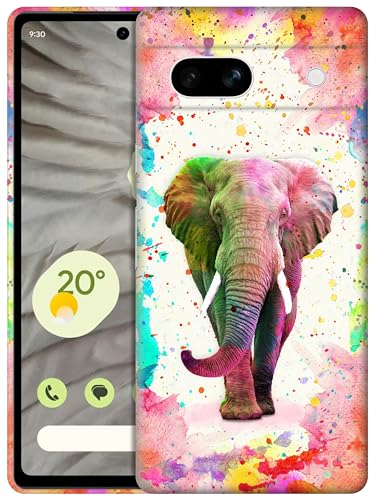 GlamCase Schutzhülle für Google Pixel 7A 5G, Pixel 7A 5G – Elefanten-Aquarell-Design, bedruckt, schlank und elegant, niedlich, Kunststoff, Hartschale, zum Aufstecken, für Google Pixel 7A 5G GlamCase Schutzhülle für Google Pixel 7A 5G, Pixel 7A 5G – Elefanten-Aquarell-Design, bedruckt, schlank und elegant, niedlich, Kunststoff, Hartschale, zum Aufstecken, für Google Pixel 7A 5G von GlamCase