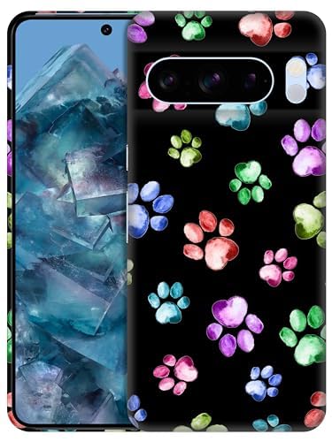 GlamCase Schutzhülle für Google Pixel 8 Pro, Pixel 8 Pro 5G, Motiv: Hundepfote, Aquarelldruck, niedlich, schlank und elegant, Kunststoff, Designer-Schutzhülle für Pixel 8 Pro, 17 cm, Weiß GlamCase Schutzhülle für Google Pixel 8 Pro, Pixel 8 Pro 5G, Motiv: Hundepfote, Aquarelldruck, niedlich, schlank und elegant, Kunststoff, Designer-Schutzhülle für Pixel 8 Pro, 17 cm, Weiß von GlamCase