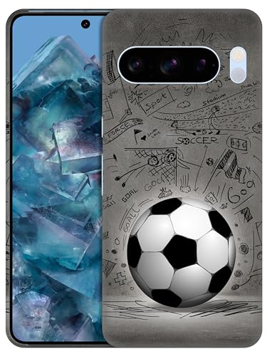 GlamCase Schutzhülle für Google Pixel 8 Pro 5G, Google Pixel 8 Pro – Fußball mit schwarzer Kunstwand-Design, bedruckt, schlank, niedlich, Kunststoff, Hartschale, zum Aufstecken GlamCase Schutzhülle für Google Pixel 8 Pro 5G, Google Pixel 8 Pro – Fußball mit schwarzer Kunstwand-Design, bedruckt, schlank, niedlich, Kunststoff, Hartschale, zum Aufstecken von GlamCase