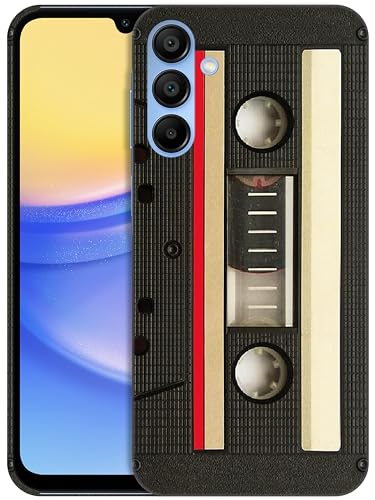 GlamCase Schutzhülle für Samsung Galaxy A15 5G / 4G, Galaxy A15, Vintage-Kassetten-Design, bedruckt, niedlich, schlankes und schlankes Design, Kunststoff, Hartschale, für Samsung A15 5G und 4G, Weiß GlamCase Schutzhülle für Samsung Galaxy A15 5G / 4G, Galaxy A15, Vintage-Kassetten-Design, bedruckt, niedlich, schlankes und schlankes Design, Kunststoff, Hartschale, für Samsung A15 5G und 4G, Weiß von GlamCase