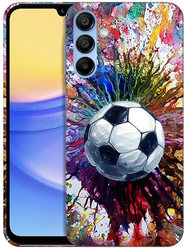 GlamCase Schutzhülle für Samsung Galaxy A15 5G / 4G – Vintage-Fußball-Design, bedruckt, schlank und elegant, niedlich, Kunststoff, Hartschale, zum Aufstecken, für Samsung A15 5G / 4G GlamCase Schutzhülle für Samsung Galaxy A15 5G / 4G – Vintage-Fußball-Design, bedruckt, schlank und elegant, niedlich, Kunststoff, Hartschale, zum Aufstecken, für Samsung A15 5G / 4G von GlamCase