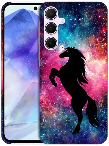 GlamCase Schutzhülle für Samsung Galaxy A35 5G, Samsung Galaxy A35 – Pferd, Galaxie, Sterne, Weltraum-Design, bedruckt, schlank und elegant, niedlich, Kunststoff, Hartschale, Designer-Schutzhülle für GlamCase Schutzhülle für Samsung Galaxy A35 5G, Samsung Galaxy A35 – Pferd, Galaxie, Sterne, Weltraum-Design, bedruckt, schlank und elegant, niedlich, Kunststoff, Hartschale, Designer-Schutzhülle für von GlamCase