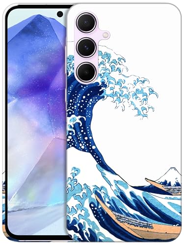 GlamCase Schutzhülle für Samsung Galaxy A35 5G, Samsung Galaxy A35 – The Great Wave Design, bedruckt, schlank und elegant, niedlich, Kunststoff, Hartschale, Designer-Schutzhülle für Samsung A35 5G, GlamCase Schutzhülle für Samsung Galaxy A35 5G, Samsung Galaxy A35 – The Great Wave Design, bedruckt, schlank und elegant, niedlich, Kunststoff, Hartschale, Designer-Schutzhülle für Samsung A35 5G, von GlamCase