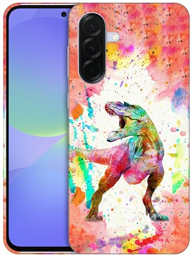 GlamCase Schutzhülle für Samsung Galaxy A36 5G, Galaxy A36 – Aquarell-Dinosaurier-Design, bedruckt, schlank und elegant, niedlich, Kunststoff, Hartschale, zum Aufstecken, Designer-Schutzhülle für GlamCase Schutzhülle für Samsung Galaxy A36 5G, Galaxy A36 – Aquarell-Dinosaurier-Design, bedruckt, schlank und elegant, niedlich, Kunststoff, Hartschale, zum Aufstecken, Designer-Schutzhülle für von GlamCase