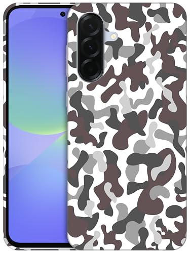 GlamCase Schutzhülle für Samsung Galaxy A36 5G, Galaxy A36 – Camouflague graues Design, bedruckt, schlank und elegant, niedlich, Kunststoff, Hartschale, zum Aufstecken, Designer-Schutzhülle für GlamCase Schutzhülle für Samsung Galaxy A36 5G, Galaxy A36 – Camouflague graues Design, bedruckt, schlank und elegant, niedlich, Kunststoff, Hartschale, zum Aufstecken, Designer-Schutzhülle für von GlamCase