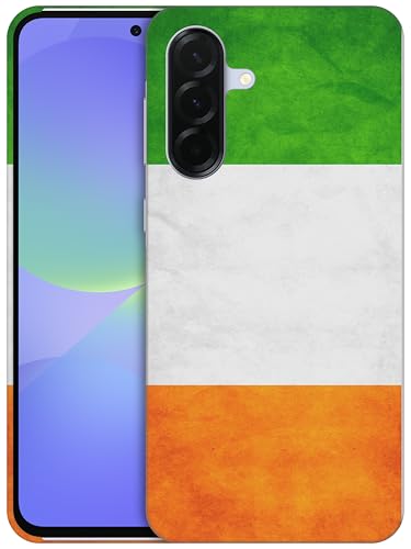 GlamCase Schutzhülle für Samsung Galaxy A36 5G, Galaxy A36 – Irische Flagge, bedruckt, schlank und elegant, niedlich, Kunststoff, Hartschale, zum Aufstecken, Designer-Schutzhülle für Samsung A36, Weiß GlamCase Schutzhülle für Samsung Galaxy A36 5G, Galaxy A36 – Irische Flagge, bedruckt, schlank und elegant, niedlich, Kunststoff, Hartschale, zum Aufstecken, Designer-Schutzhülle für Samsung A36, Weiß von GlamCase